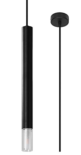 Image of Sollux Pendant Light - Dining Table Pendant Light - Pendant Lights & Pendant Lights - Ceiling Lamp Hanging - Bulb Not Included - WEZYR 1 Black - G9 Socket