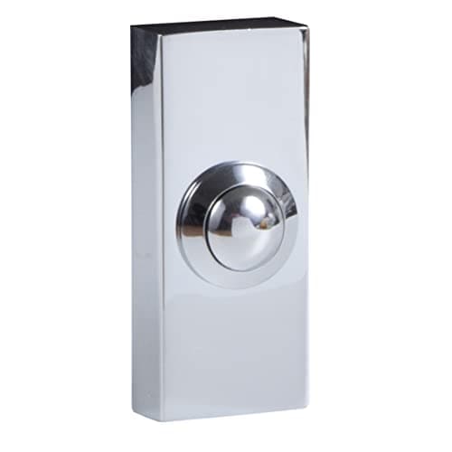 Image of Byron Wired Bell Push Surface Mounted - Chrome