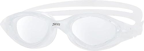 Image of Zoggs Panorama Adult Swimming Goggles (Clear Lens, Clear) for Men and Women, Soft Anti-Leak Seal, Anti-Fog, UV Protection, Quick Adjust Strap, 180 Degree Clear Vision Swim Goggles