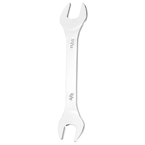 Image of sourcing map Thin Open End spanners SAE, 5/8x11/16 Inches, Slim Wrench Tool for Tight Spaces Repair