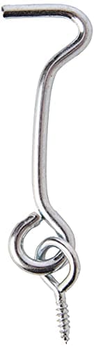 Image of Merriway® BH01743 (4 Pcs) Gate Hook and Eye, 50mm (2 inch) Bright Zinc Plated - Pack of 4 Pieces