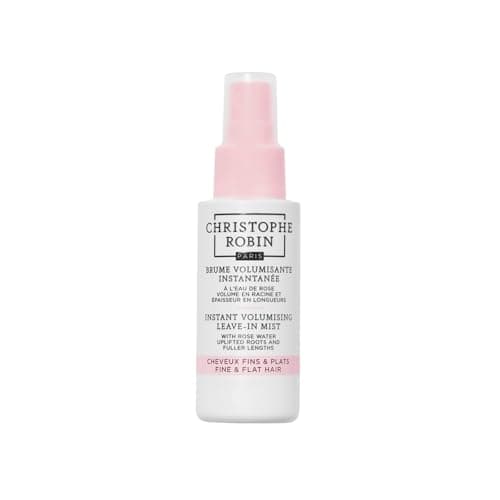 Image of Christophe Robin Instant Volumising Leave-In Mist with Rose Extract 50ml -Leave-In Spray for Root Lift & Instant Volume – Enriched with French Rose, Baobab Extract & Sea Minerals