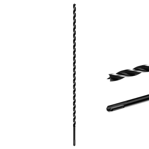 Image of MOXPIFY Extra Long 12mm x 600mm Auger Drill Bit SDS Plus, SDS Wood Auger Drill Bits for Woodworking