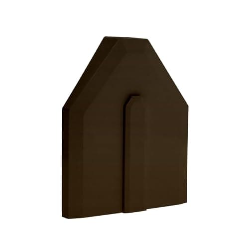 Image of Universal Glazing Bar End Cap Conservatory Roof Rafter Trim - Brown