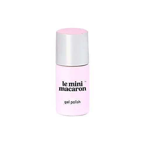 Image of Le Mini Macaron 3 in 1 UV Nail Polish Semi-Permanent Gel Nail Polish LED Dry Meringue Shiny Pink Colour 10 ml