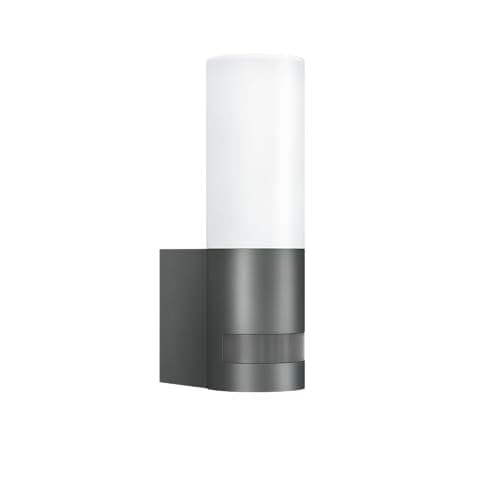 Image of Steinel LED Outdoor Light L 605 S, 180° Motion Detector With Maximum 10 m Range, 11.3 W, 729 lm, Aluminium, Anthracite