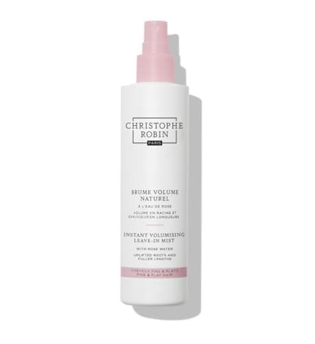 Image of Christophe Robin Instant Volumising Leave-In Mist with Rose Extract 150ml -Leave-In Spray for Root Lift & Instant Volume – Enriched with French Rose, Baobab Extract & Sea Minerals
