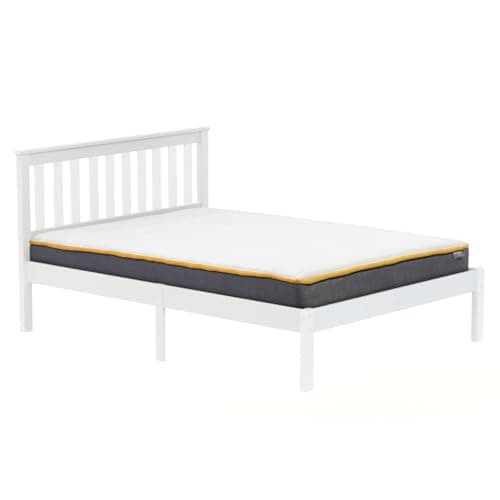 Image of Birlea Denver Low End Bed, Wood, White, Double