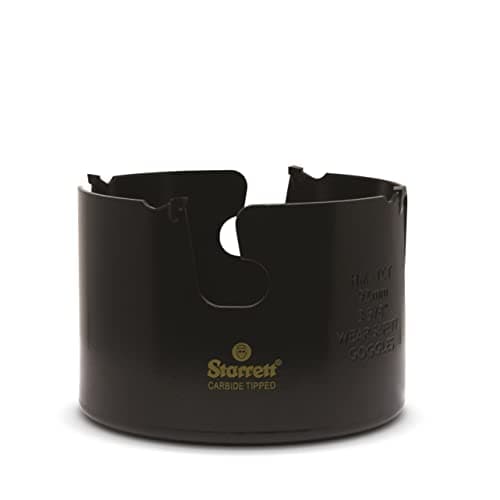 Image of Starrett Tungsten Carbide Tipped Holesaw - MPH0358 Multi Purpose Cut TCT Hole Saw Cutter - For Wood MDF Plastics Ceramic Wall Tiles - 92mm