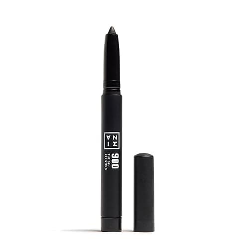 Image of 3INA MAKEUP - The 24H Eye Stick 900 - Black Eyeshadow Stick with Creamy Texture - 24H Waterproof - Matte Shimmer & Metallic Finish - Multitaskig Eyeshadow