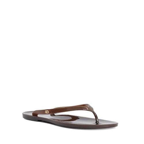 Image of Dune London Ladies LEMONCELLO Leather Toe Post Sandals Size UK 7 Casual Sandals
