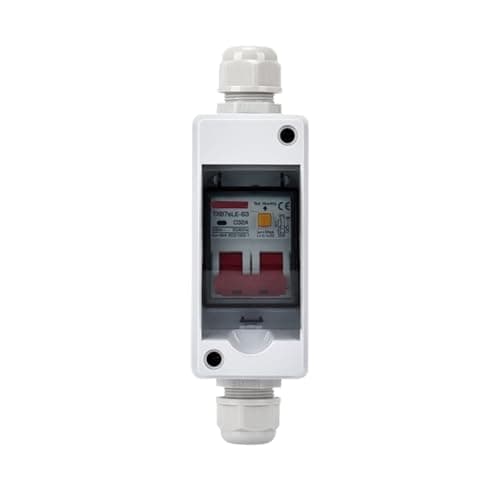 Image of Electrical Distribution Box With AC Circuit Breaker RCBO RCCB 16A 20A 25A 32A 63A protection Leakage Protection, Parts(HT2-RCBO,40A)