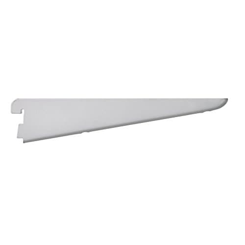 Image of Pack of 10 Twin Slot Shelving Brackets 220mm Anti-Microbial Finish Strong 84kg Max Load