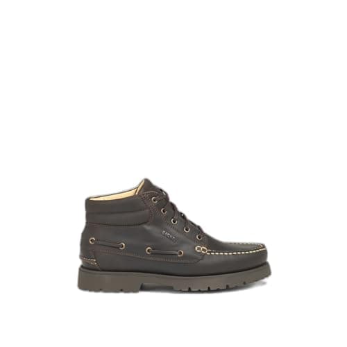 Image of Aigle Men's Tarmac Mid 2 Loafer, Dark Brown, 9 UK