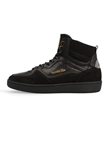 Image of Pantofola D'ORO Pantofola d'ORO Baveno Uomo Low Men's Lace-Up Shoe with Label Appliqué, black, 13 UK