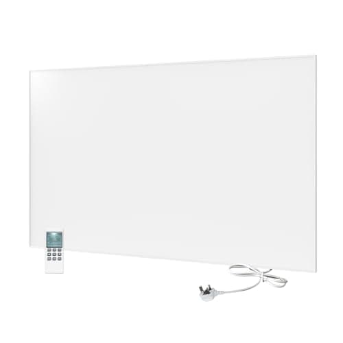 Image of byecold 850W Far Infrared Panel Heater Electric Heater Panel Wall Mounted, Infrared Heater Panel Built in Thermostat, Suitable for Use Living Room, Bedroom, CO2-Free Energy Efficient Electric Heater