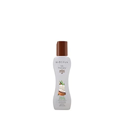 Image of BIOSILK Silk Therapy with Natural Coconut Oil | Leave -in Hair Serum| Silky Smooth Hair | Paraben Free, Natural Ingredients | 67 ml
