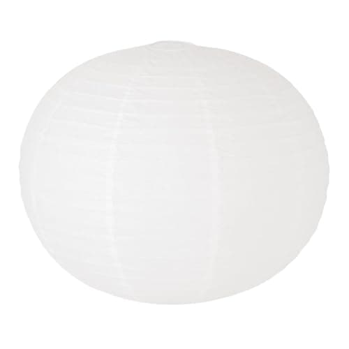 Image of ValueLights | Large 40mm Easy Fit White Paper Globe Ceiling Pendant Light Shade Living Room Bedroom Lampshade | Ceiling Lights, Home Décor & Improvement Essential | 560mm Shade Width