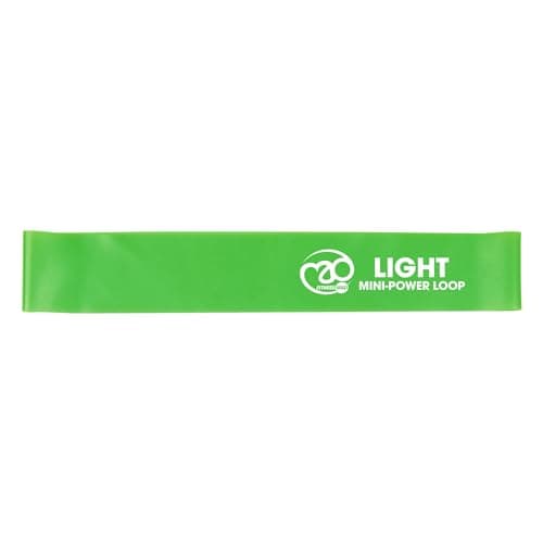 Image of Fitness Mad Unisex Adult Mini Power Loop Light Resistance Loop - Green, Light