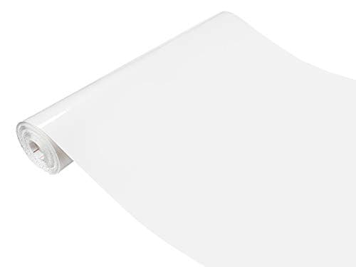 Image of d-c-fix® 200-8041 Sticky Back Plastic Self Adhesive Vinyl Wrap Glossy White 67.5cm x 1m