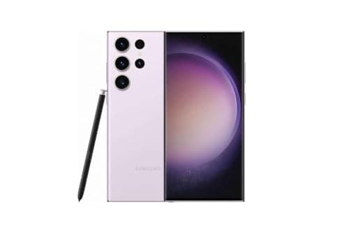 Image of Samsung Galaxy S23 Ultra 5G 256GB, Lavender Dual Sim (Single sim+ e-sim) Unlocked (Renewed)