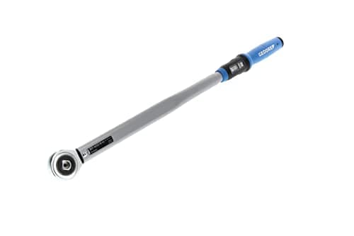 Image of GEDORE Torque wrench with square drive, 3/4", Switchable square, Scale, 80-400 Nm, 694.5 mm long, TF-K400