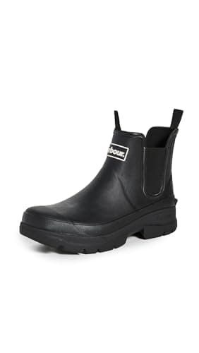 Image of Barbour Men's Nimbus Wellington Boots, Black, 12 UK