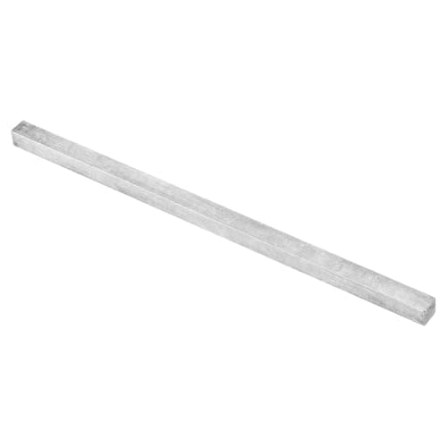 Image of sourcing map Square Steel Key Stock 1/2" x 1/2" x 12" Cold-Drawn 45# Steel Bars Precision Key Stock for Gearbox Coupling, Silver Tone