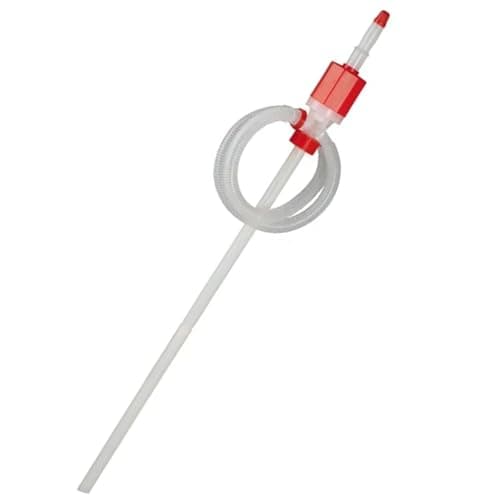 Image of Manual Hand Syphon Siphon Barrel Pump Fuel & Liquid Transfer Pump for Diesel, Petrol, Oil & Water – Large Easy-Use Pump for Cars, Fish Tanks & Storage Drums