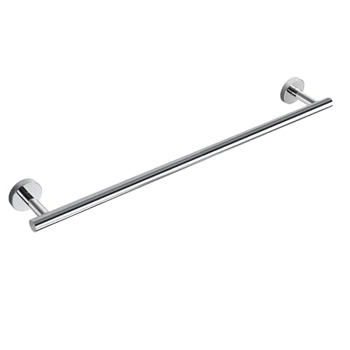 Image of SAYAYO Towel Rail Wall Mounted Bathroom Hand Towel Holder Chrome 60CM/24-Inch SUS304 Stainless Steel, EGKN2301FT-600-C