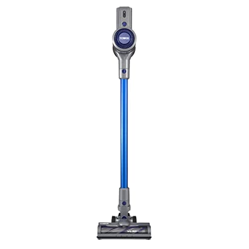 Image of Tower T513003 VL30 Cordless 3-in-1 Vacuum Cleaner with HEPA Filteṛ, 1L Bin Capacity, 150W, 22.2V, Blue & Grey