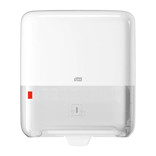 Image of Tork Matic Hand Towel Roll Wall Mounted Dispenser White H1, Refill Indicator, Elevation Range, 551000