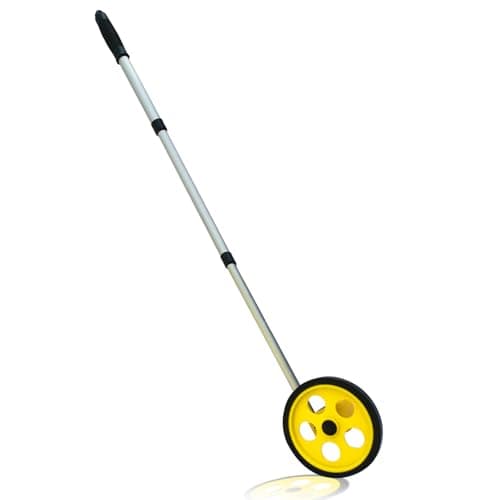 Image of Candeon Measuring Wheel in Feet, 1.48 to 3.35 Feet Distance Measuring Wheel Rolling Measurement Wheel, Portable Telescoping Measure Wheel for Construction Landscaping Road Measuring