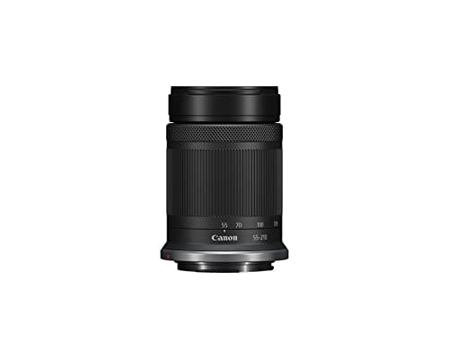 Image of Canon RF-S 55-210mm F5-7.1 IS STM Lens for Canon APS-C Mirrorless RF Mount Cameras, Telephoto Zoom, Optical Image Stabilization, Black