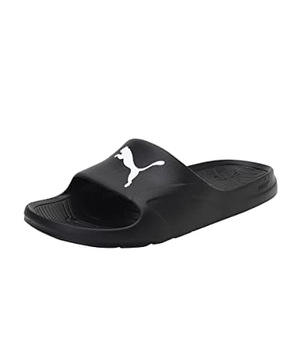 Image of PUMA Unisex Divecat Beach & Pool Shoes, Black Black White, 11 UK