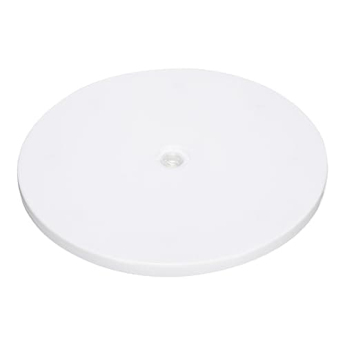 Image of PATIKIL 8 Inch Heavy Rotating Swivel Stand with Steel Ball Bearings, 360° Rotation Turntable Lazy Susan Base for Big Screen TV Computers Monitors, White