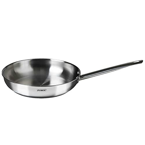 Image of Pyrex 125310 Stainless Steel Frying Pan,24cm