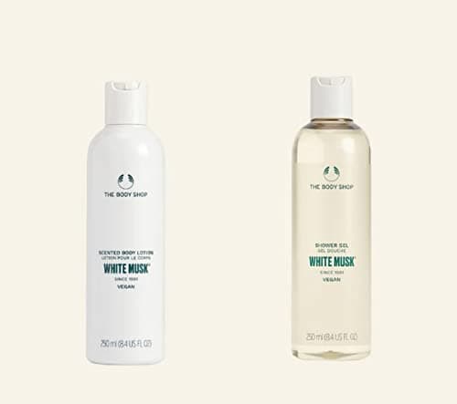 Image of The Body Shop White Musk Lotion and Shower gel 250ml Fresh, floral iconic scent