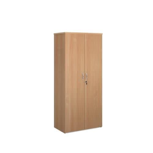 Image of Office Monster Vinson double door cupboard 1790mm high with 4 shelves - beech