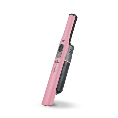 Image of SWAN SC15829QOC TV’s Queen of Clean Handheld Cordless Vacuum Cleaner, Lightweight, 2 Speed Settings, Includes 2 in 1 Nozzle, Sofa Brush, and Motorised Pet Tool, 14.8V, Pink