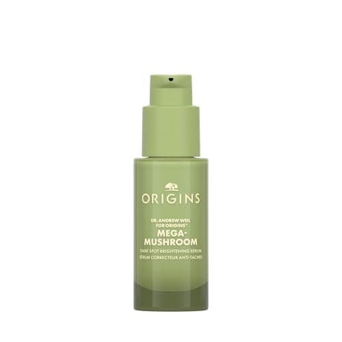 Image of Origins Mega-Mushroom Dark Spot Serum | Reduces Visible Hyperpigmentation & Post-blemish Marks | With Vitamin C & Reishi Mushroom, 30 ml
