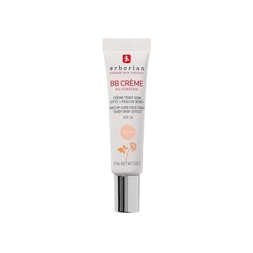 Image of Erborian - BB Cream With Ginseng - Complexion Cream - "Baby Skin" Effect - Korean Cosmetic Treatment 5 -In -1 For SPF 20 - Clair 15 ml