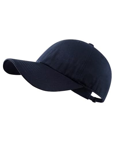 Image of GADIEMKENSD Blank Baseball Cap Washed Cotton Hat for Men Women Unconstructed Soft Basic Hat Unisex Custom Items Plain Caps Dad Hats for Outdoor Sports Golf Running Hiking Navy