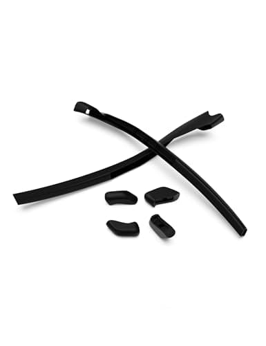 Image of PapaViva Replacement Rubber Kits Nose Pads Pieces & Earsocks for Oakley Half Jacket 2.0 OO9144/Half Jacket 2.0 XL OO9154 - Black