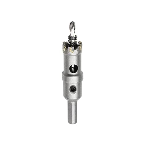 Image of Meccion TCT Carbide Hole Saw Drill Bit, Heavy Duty Industrial Grade Hole Cutter for Stainless Steel, Metal, Alloy, Cast Iron, Copper (19mm)