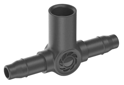 Image of Gardena Micro-Drip-System T-Piece 4.6 mm (3/16 inch): Practical Connection for securing Spray nozzles and Endline drip Heads, 5 Units (13216-20)