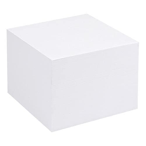 Image of 5 Star Office Refill Block for Noteholder Cube Approx. 750 Sheets of Plain Paper 90x90mm White + Free finchley Refill Pen (1)