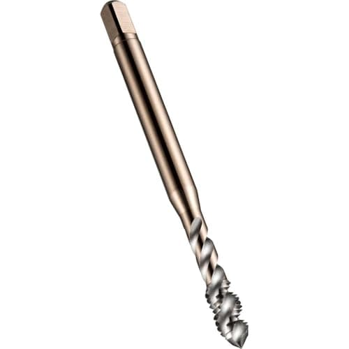 Image of Dormer E002M12 Series E002 HSS-E-PM Spiral Flute Machine Tap Metric with Bright Finish, ISO Standard, M12 x 1.75 mm Thread, 89 mm Length