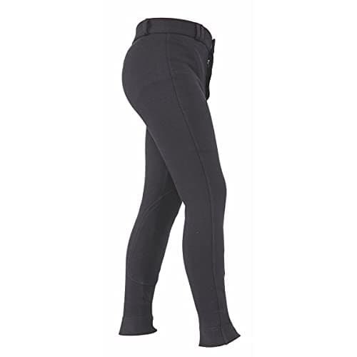 Image of Shires Wessex Boys Jodhpurs - Beige or Black 11-12 Years Black