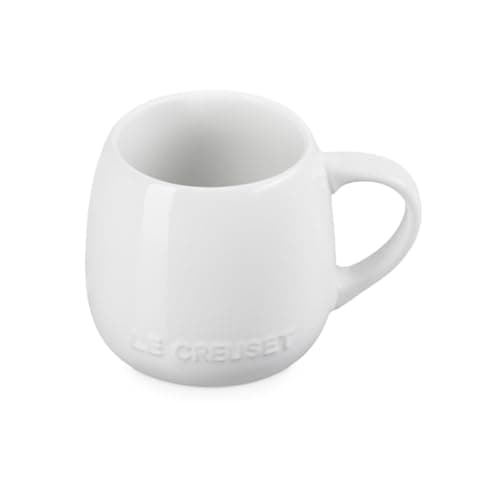 Image of Le Creuset Stoneware 320ml Coupe Mug White